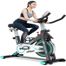 Indoor Cycling Exercise Bikes Stationary Fitness Cycle Upright Cycling Belt Driv