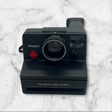 Vintage Polaroid Pronto Land Camera with Strap, Manual, Case- TESTED WORKS