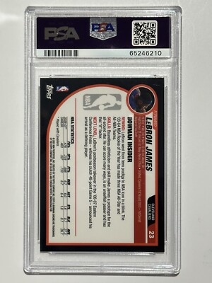 2007 Bowman Chrome LeBRON JAMES PSA10