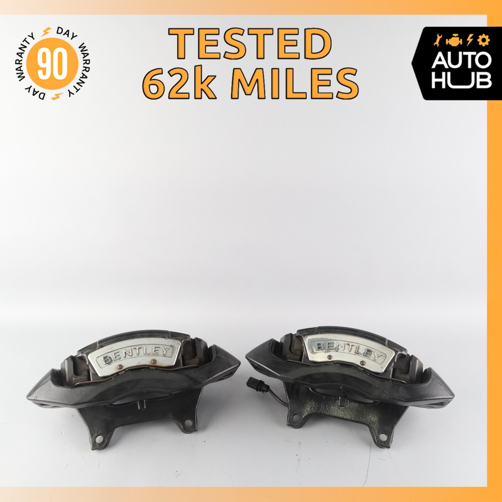 03-13 Bentley Continental GTC GT Front Brake Calipers Left and Right Set OEM 62k