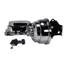 Ford Galaxie Chrome Power Brake Booster Convert Mnl To Power Disc Brakes Adj Vlv