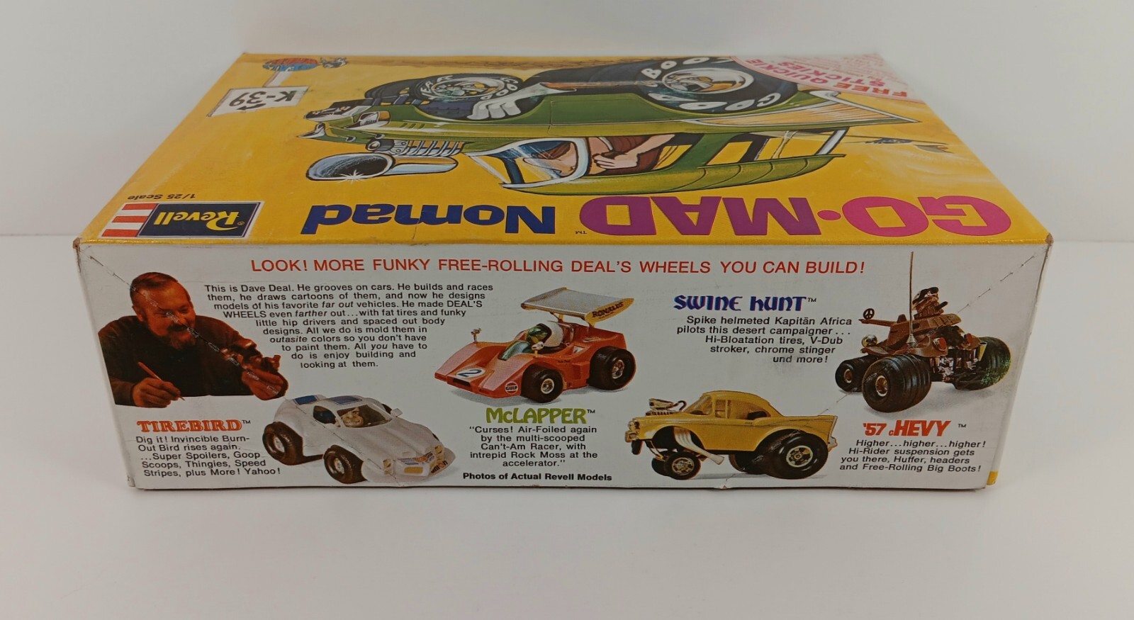 Revell GoMad Nomad RARE ORIGINAL Deals Wheels Model Kit H1364 "FREE
