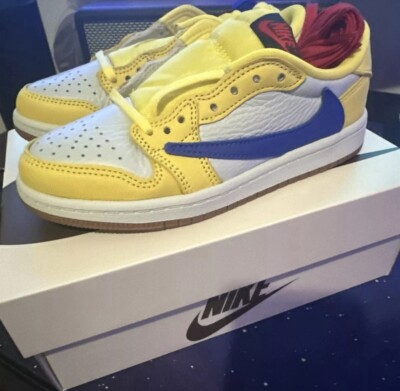 Size 3 - Travis Scott x Air Jordan 1 Retro OG SP Low Canary Size 3 - Travis Scott x Air Jordan 1 Retro OG SP Low Canary