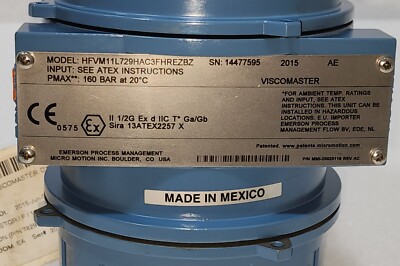 MICRO MOTION HFVM VISCOMASTER HFVM11L729HAC3FHREZBZ HEAVY FUEL