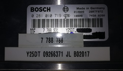 Opel Omega b Y25DT Einspritzcomputer Motorsteuergerät 2,5 DTI 150PS