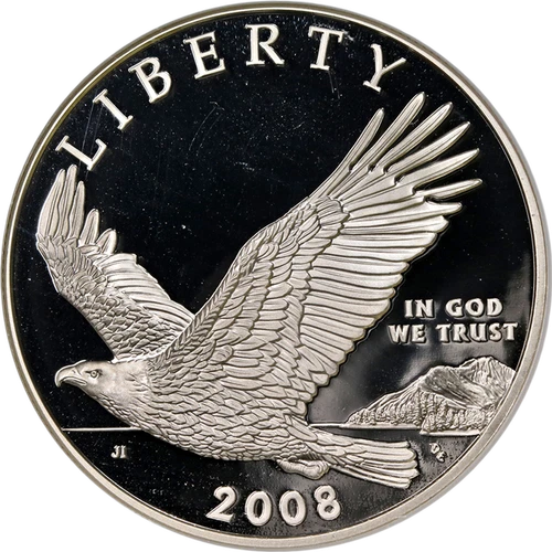 2008-P Bald Eagle Commemorative Silver Dollar $1 NGC PF70 Ultra Cameo
