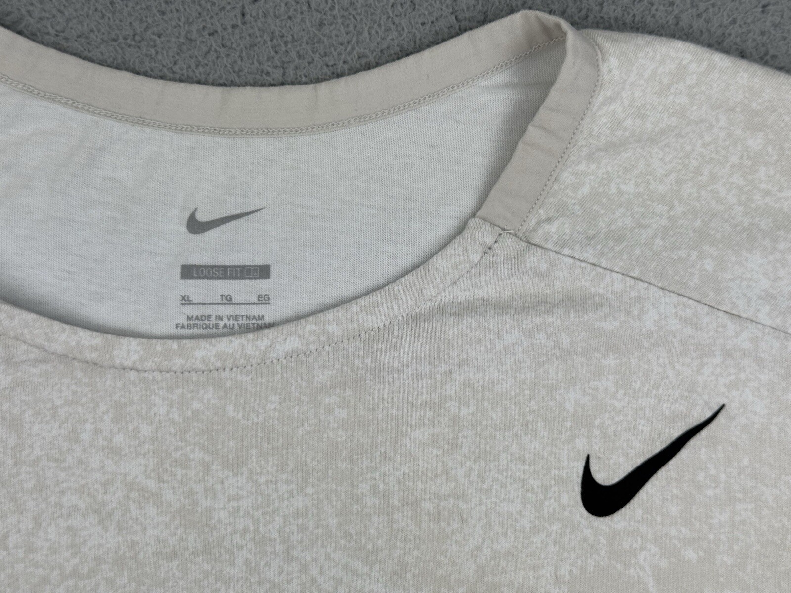 Nike Golf Club Shirt Mens XL Beige NGC Dri-Fit Loose Fit Performance FD5774 image 4