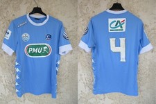 Maillot TOURS F.C porté n°4 COUPE DE FRANCE 2018 KAPPA worn shirt jersey L