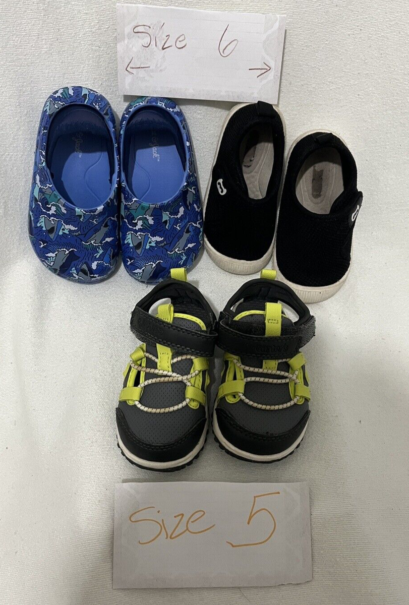 Lot of Kids Toddler Boys Casual Shoes Size 5/6 CAT JACK PLUS CARTERS  PREOWND