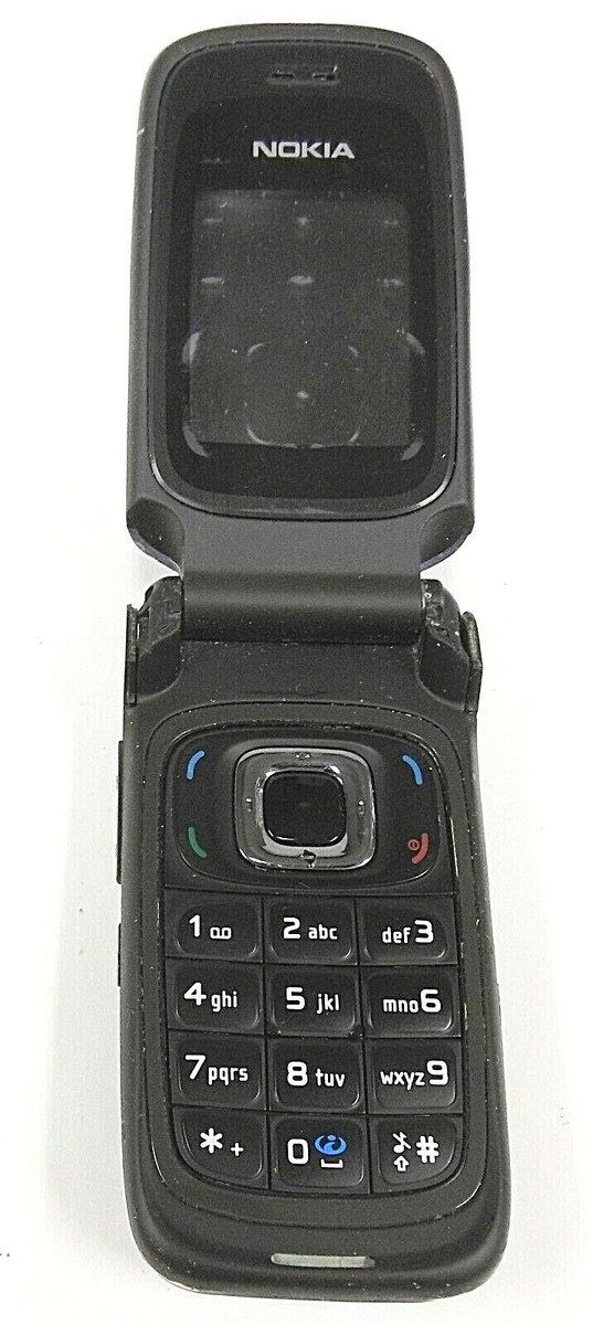 スマートフォン Nokia 6085 / 6085h - Blue and Silver ( Unlocked ) Cellular Flip