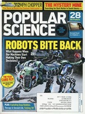 Popular Science Magazine January 2011 Robots Bite Back