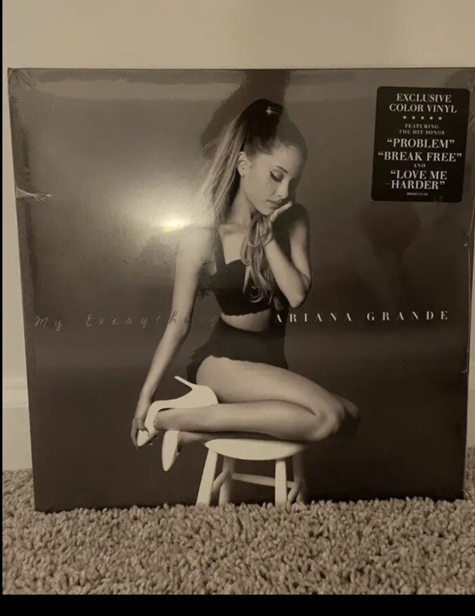 Ariana Grande - My Everything Lavender Clear Split Vinyl Exclusive