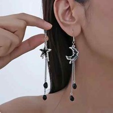 925 Sterling Silver I Love You To The Moon And Back Charm Fashion Star Earrings