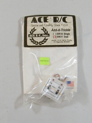 ACE RC ADD-A-TRICKLE 34K11 DUAL NEW IN PACKAGE