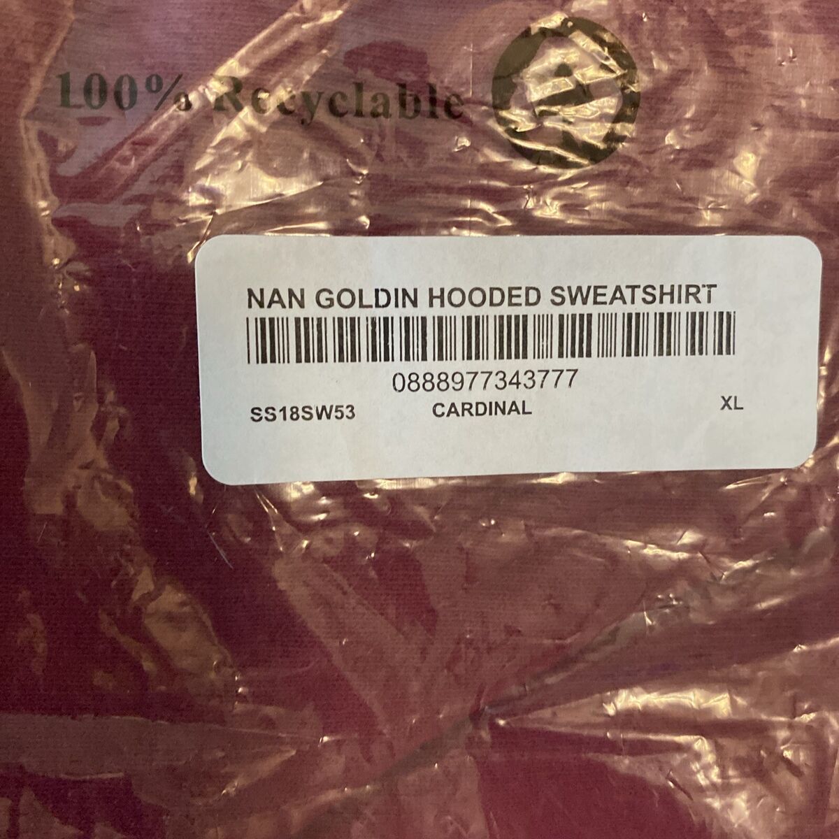 Supreme SS18SW53 Nan Goldin Misty & Jimmy Paulette Hooded Supreme SS18SW53 Nan Goldin Misty & Jimmy Paulette Hooded