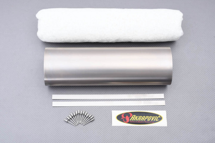 AKRAPOVIC P-RK55TD40 Réfection Silencieux M-D9MSO1-DTTR Enveloppe Titane Contre Bruit