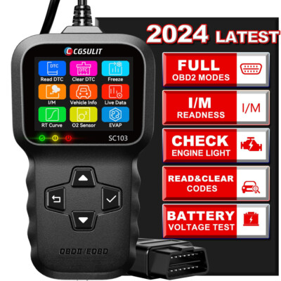 OBD2 Scanner, CGSULIT SC103 Car Code Reader Diagnose Check Engine Light Smog Che