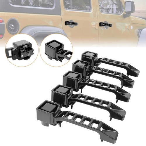 Manijas de puerta exteriores de aluminio negro para Jeep Wrangler JK/JKU 2007-2018 - Imagen 45 de 56
