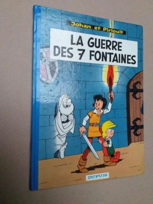 Johan et Pirlouit Peyo La guerre des 7 fontaines seconde édition 1964 BE - Photo 1/2
