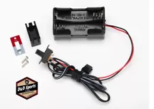 Traxxas 3170X Battery holder, 4-cell/ on-off switch New