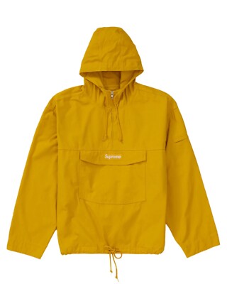 Supreme Cotton Utility Anorak Jacket - Yellow - Size Medium - SS24 