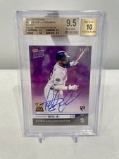 2019 Topps Now Rookie Cup Autographs Purple Fernando Tatis Jr RC /25 BGS 9.5/10