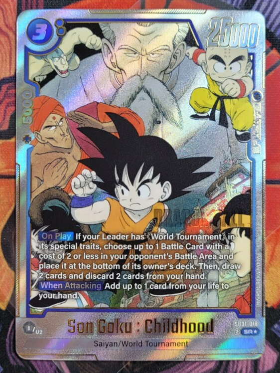 Golden Child サノク ポカ Son Goku : Childhood SB01-018 Gold Alternate Art Dragon Ball
