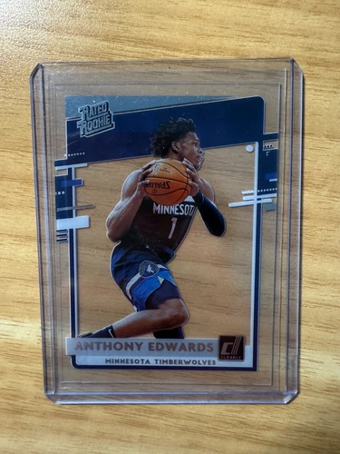 2020-21 Panini Clearly Donruss - Rated Rookie Anthony Edwards #96 (RC)
