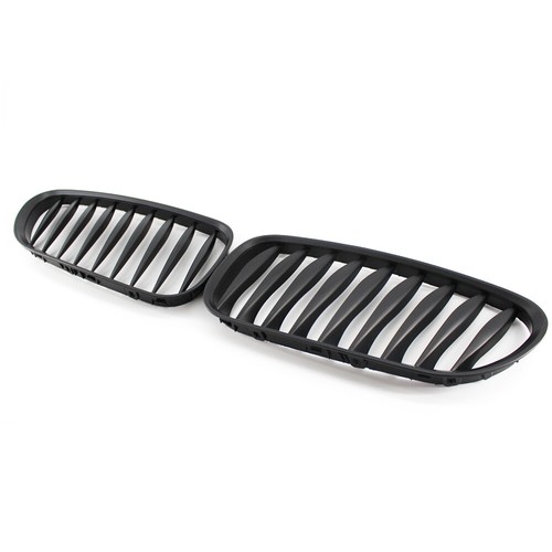 Set Matte Black Front Grille + 3rd Brake Stop Light Lamp for BMW Z4 E85 03-08 - Picture 6 of 9