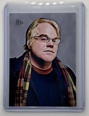 Philip Seymour Hoffman Limited Edition Artist Signed Trading Card 2/10