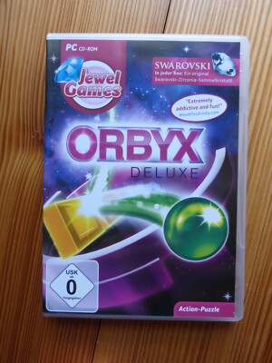 ''wie neu'' Jewel Games ''ORBYX Deluxe'' Action-Puzzle