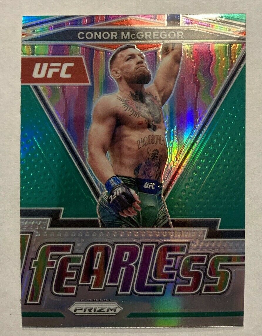 2022 Panini UFC Conor McGregor Fearless Green Prizm #7