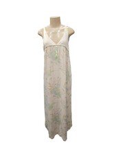 Vintage Lorraine Nylon Nightgown Multicolor Floral Size M