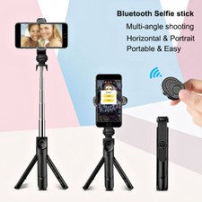 Selfie Stick Tripod with Bluetooth Remote Portable for iPhone and Android Phones