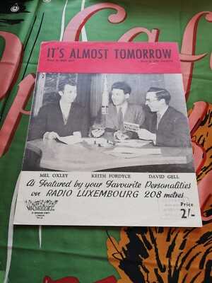 It's Almost Tomorrow Gene Adkinson Original Noten Sehr guter Zustand