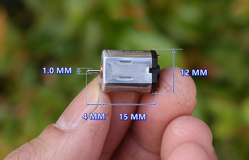 MABUCHI FF-N20PN-1855 DC 1.5V 20000RPM High Speed Mini 10mm*12mm