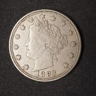 1883 *No Cents * Liberty Nickel *Nice Coin!* Free Shipping! M6483