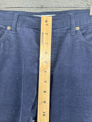 PETER MANNING New York Corduroy Pants Men's Size 34x28 Navy Blue Colored - Picture 6 of 14