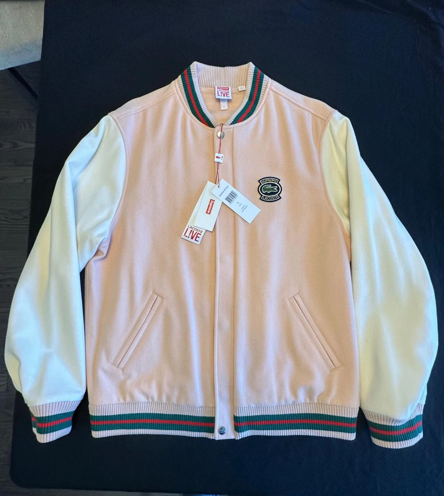 Supreme lacrosse veste universitaire taille L DS