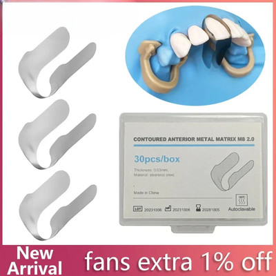 Dental Matrix Anterior Matrices System Sectional 2.0 30pcs/box Dental Materials