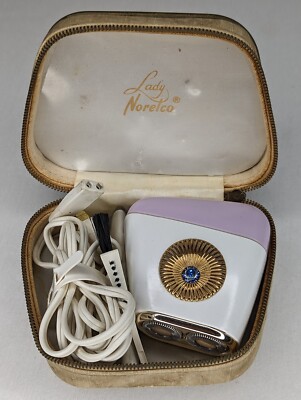 Vintage Lady Norelco Electric Shaver with Case - Tested and Works