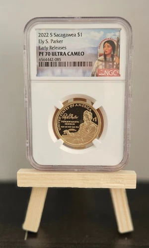2022 S Sacagawea $1 ELY S. PARKER NGC PF70 Ultra Cameo Early Releases
