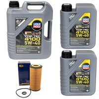 MotoröL Set Top Tec 5W-40 Liqui Moly 7 Liter + ÖLfilter FüR Mercedes C-Klasse