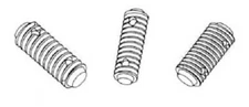 1/2-13 x 2" Threaded Stud Nylon Fastener D14024
