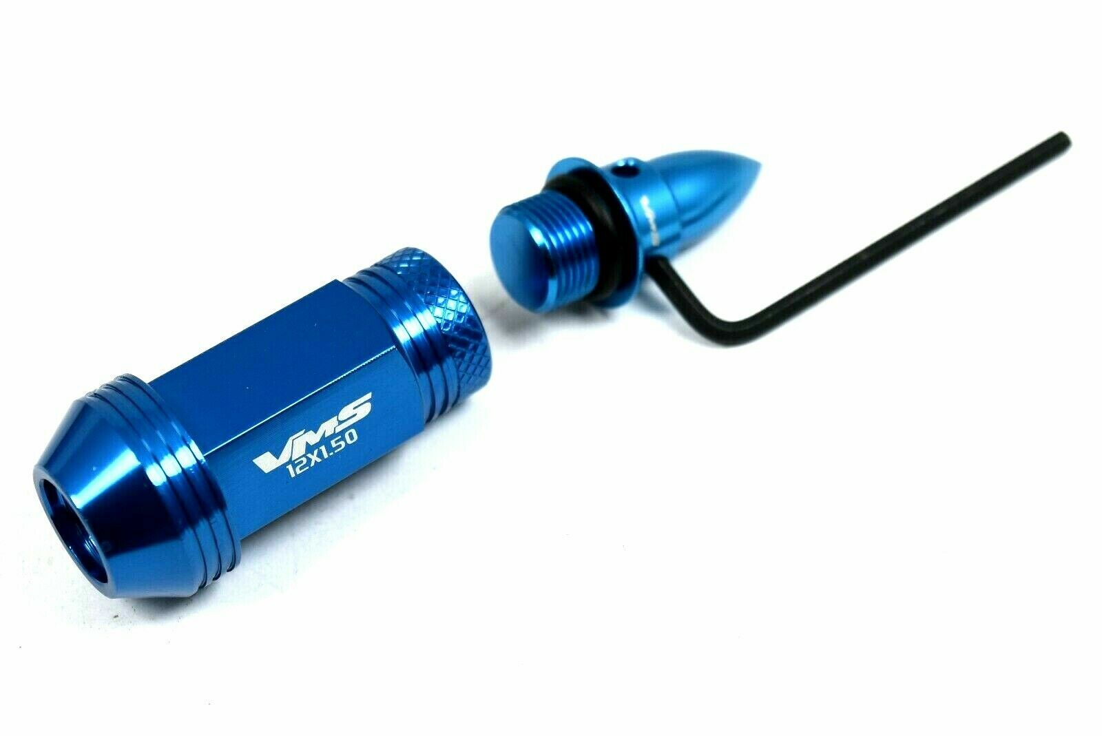 16 NEO CHROME VMS RACING SPIKE SPIKED 12X1.5 ALUMINUM WHEEL RIM LUG