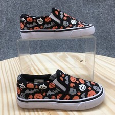 Tommy Bahama Shoes Kids 9 Boys Haloween Print Slip On Sneakers Black Multicolor