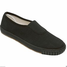 NEW BOYS GIRLS KIDS CANVAS UNISEX SCHOOL PE PLIMSOLLS PLIMSOLES PUMPS TRAINERS