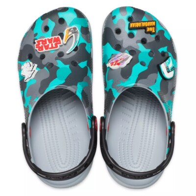 Disney Star Wars Adult Crocs Size US M-5/W-7 The Mandalorian - New
