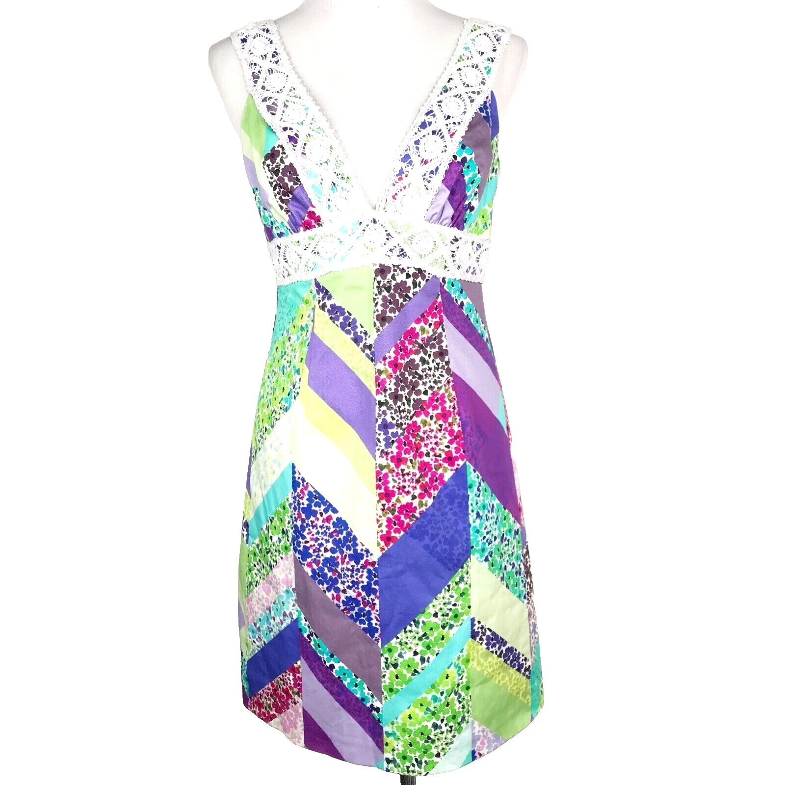 Trina Turk Women's Cotton Floral Sleeveless Dresses for Women