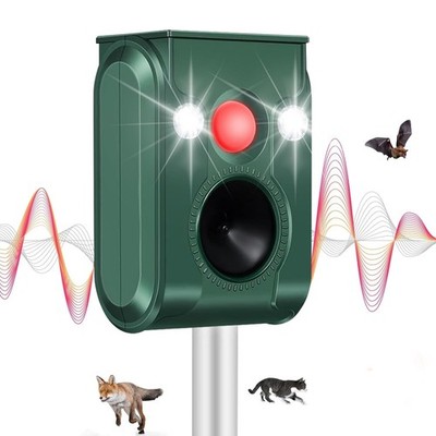 Solar Ultrasonic Animal Repellent Outdoor, Cat Repellent Outdoor with Motion ...